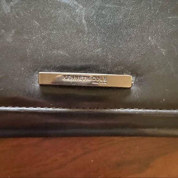 Kenneth Cole Black Leather Trifold Wallet - Picture 6 of 6